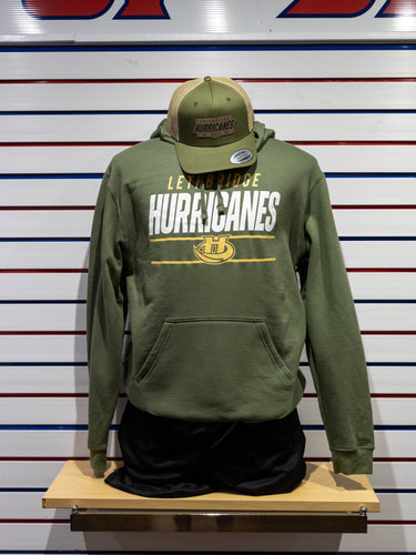 1461 - UNISEX MIL GREEN M&O HODDIE