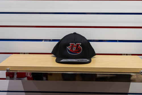 1414 - BLK FLAT BRIM